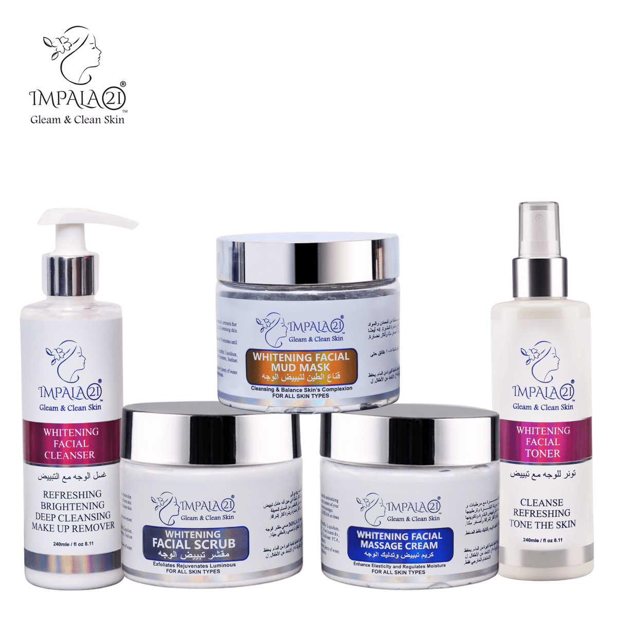 Impala 21 Whitening Facial Kit Bundle - Impala 21