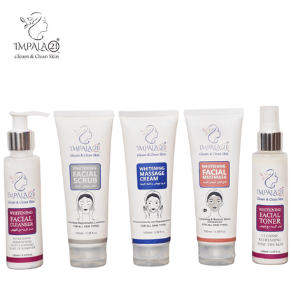Impala 21 Whitening Facial Kit Self Grooming Bundle (Small) - Impala 21